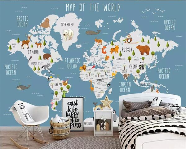 

custom 3d cartoon p wallpaper mural living room children room restaurant cafe bar background mural