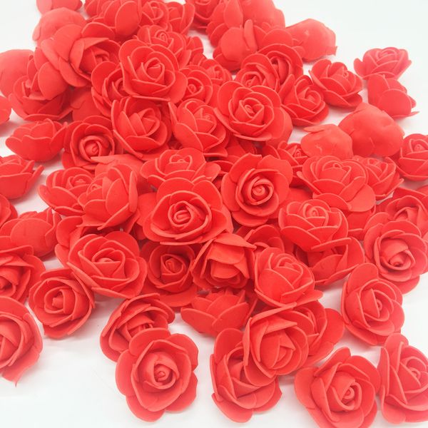 

foam rose 500pcs 3.5cm artificial foam flower head diy rose bear accessories decoration pe valentine's day gift