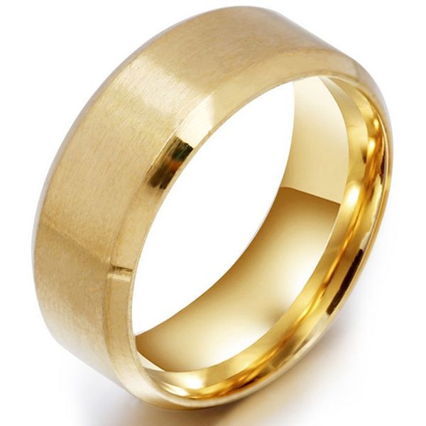 

ring men women couple rings stainless steel weight loss ring, Golden;silver