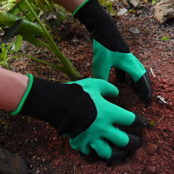 

рука коготь abs пластик сад резиновые перчатки садоводство копание посадка прочный водонепроницаемый рабочая перчатка открытый гаджеты 2 сти
