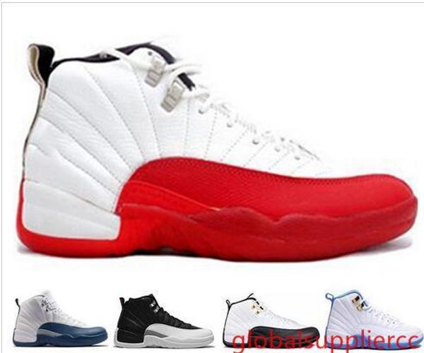 

баскетбол обувь 12 12s такси плей-офф мужские кроссовки гриппа игра мастер тренажерный зал varsity красный французский университет синий вол