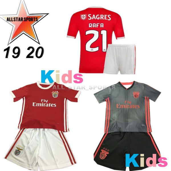 

2019 benfica home kid occer jer ey 19 20 benfica jona krovinovic pizzi alvio children football hirt 2020 red boy occer jer ey