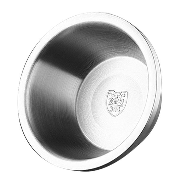 

stainless steel seasoning basin seasoning tank thickened sink round soup bowl basin eggbeater kitchen supplies