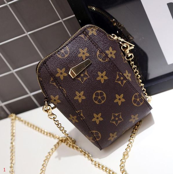 

crossbody bags women pu leather luxury handbags designer phone bag retro floral shoulder print pattern chain clutch women bag 1319780