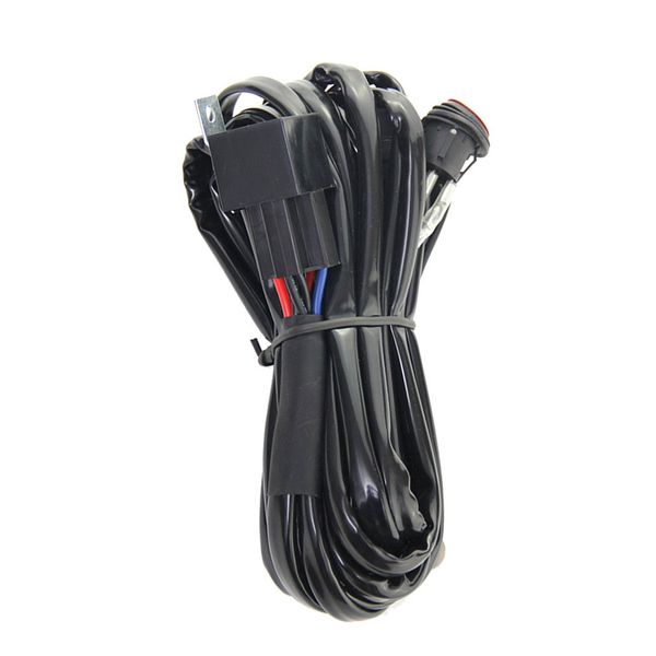 

led strip light switch wire group hid work light one for one waterproof switch harness dt joint car line group