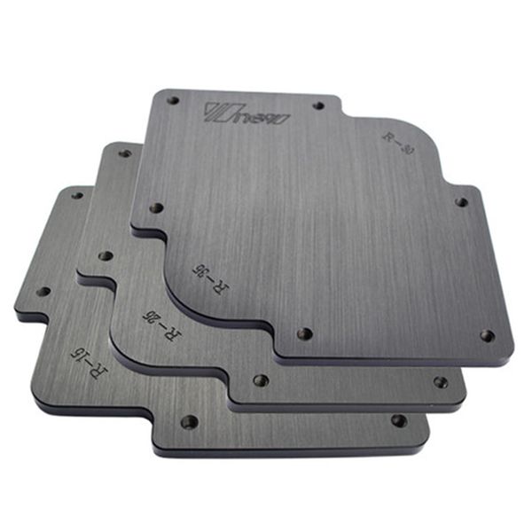 

3pcs r round corner radius jig router templates bakelite plate engraving machine