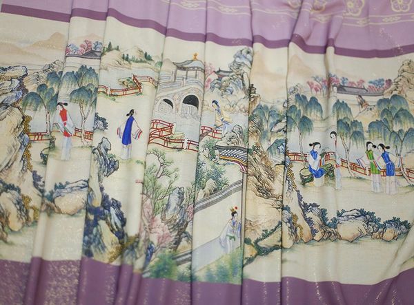 

китайских классических стили ткань сон сцены красная камерной живописи фиолетовой ткань для платья костюмов занавес backgroud декор, Black;white