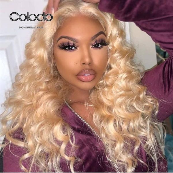

colodo honey blonde фронт шнурок человеческих волос парики 150% glueless бразильского remy фронт шнурок pre щипковые прозрачные парики, Black;brown