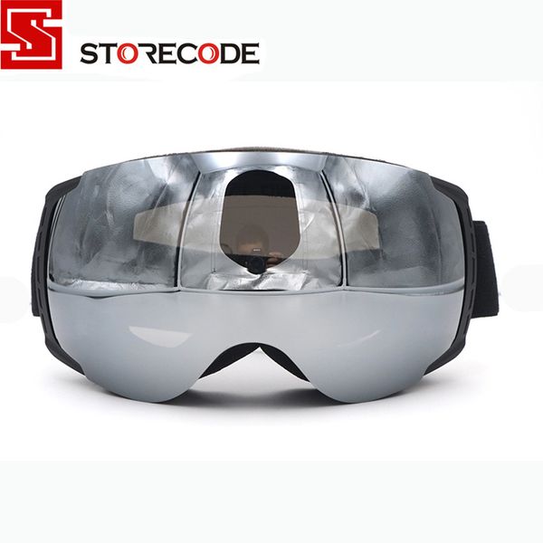

storecode brand new ski goggles double lens anti-fog uv400 snowboard glasses men women black frame skiing snow goggles set 658