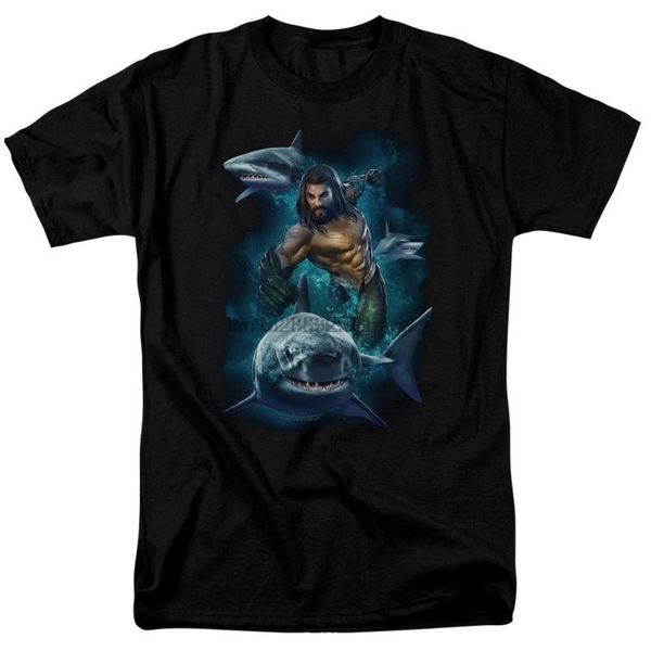 

aquaman sharks 2020 movie jason momoa officially licensed t-shirt z177, White;black