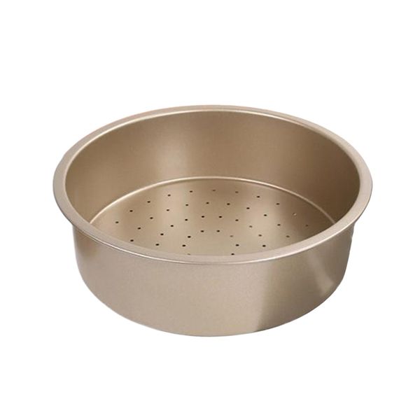 

pizzablech perforated round baking pan roasting pan with non-stick coating