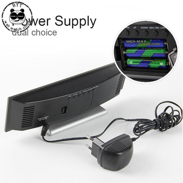 

lcd alarm clock large screen led display electronic desk temperature humidity other clocks accessories