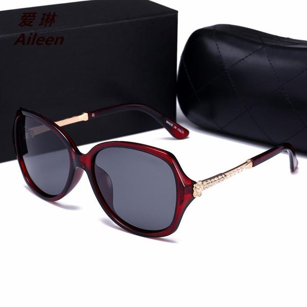 

2018 новое прибытие женщин поляризованные солнцезащитные очки мода большой кадр очки 55004 анти-уф солнцезащитные очки мода роскошные очки, White;black