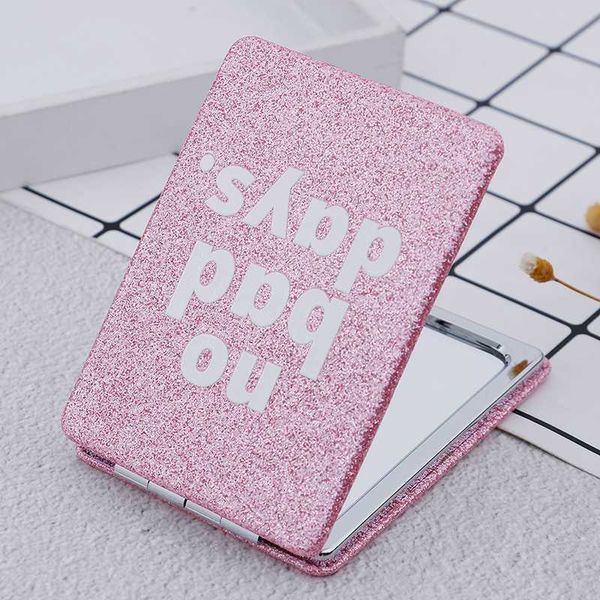 

mini mirror square shape girl mini double sides portable mirror pocket makeup cosmetics compact mirrors drop shipping