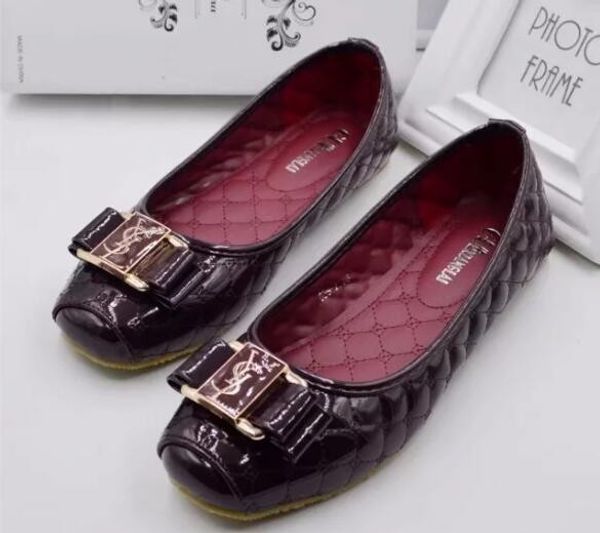 

Лучшие Продажи 2018 Женщины одиночные туфли Мода Люкс с круглой головкой Обувь Марка Мокасины Плоские Повседневная Обувь размер 36 ~ 42