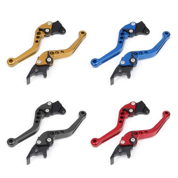 

1 pair optional color aluminum alloy handlebar levers brand new motorcycle cnc brake clutch lever fashion#268475