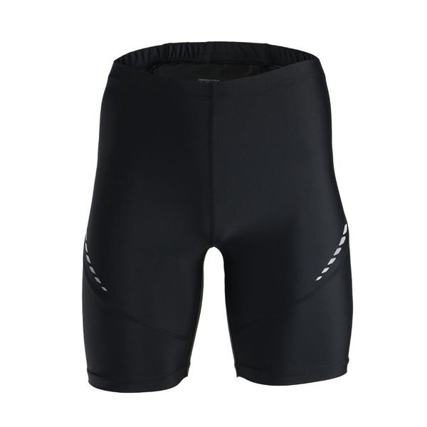 

pro men's running tights short reflective quick dry elastic sports leggings compression gym fitness shorts summer sweatpants, Black;blue