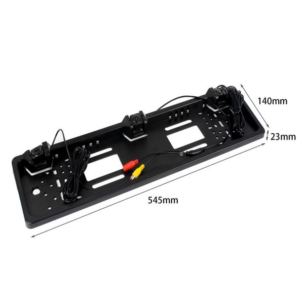 

universal car licence plate camera parking sensor led display video parking assistance reversing radar rear view alarm system
