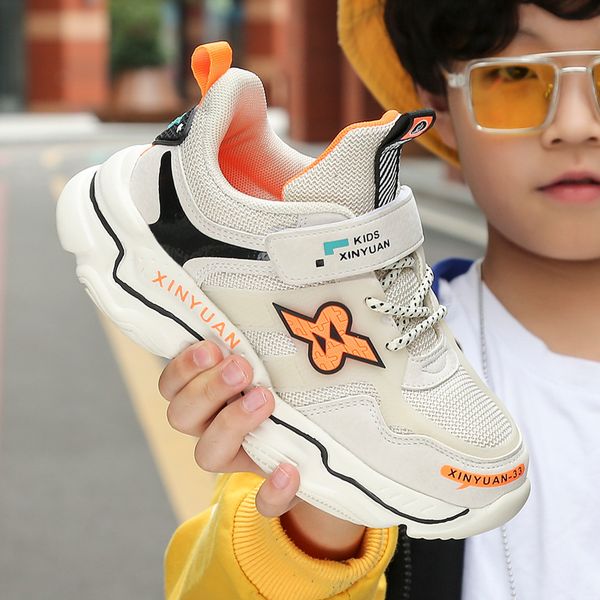 

2020 new korean version of breathable mesh sports shoes casual children's shoes fashion baby girl boy kid, Black