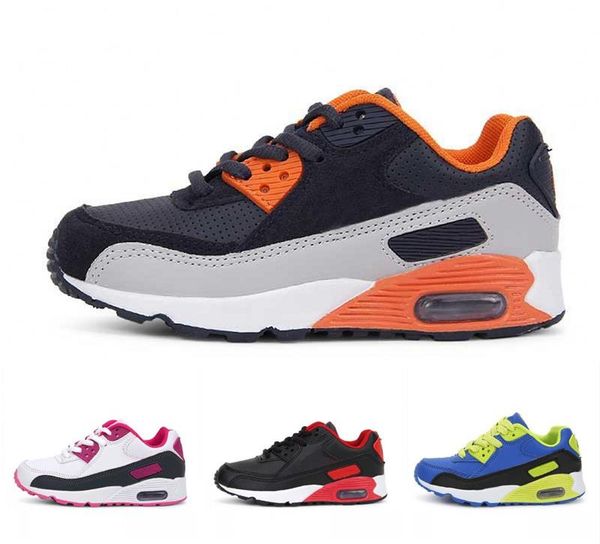 

2019 brand children designer casual sport shoes boys and girls sneakers children's running shoes for kids, Black