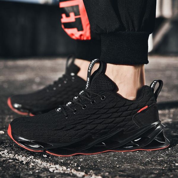

est blade men's trend sneakers 2019 new designer wild casual shoes fashion men damping mesh sport running shoes (7-12