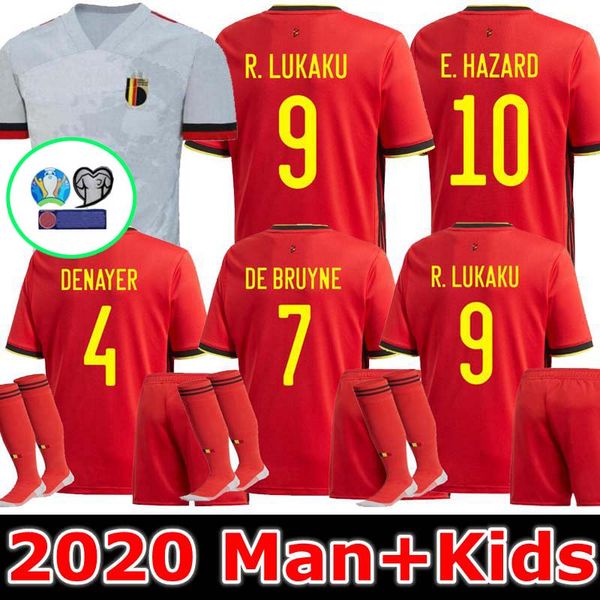 

Man kid 2020 belgium hazard lukaku merten occer jer ey home 20 21 vermaelen de bruyne nainggolan national team away football hirt, Black;yellow