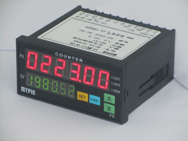 

digital counter mini length batch meter 1 preset relay output count meter practical length meters 90-260v ac/dc hour meter