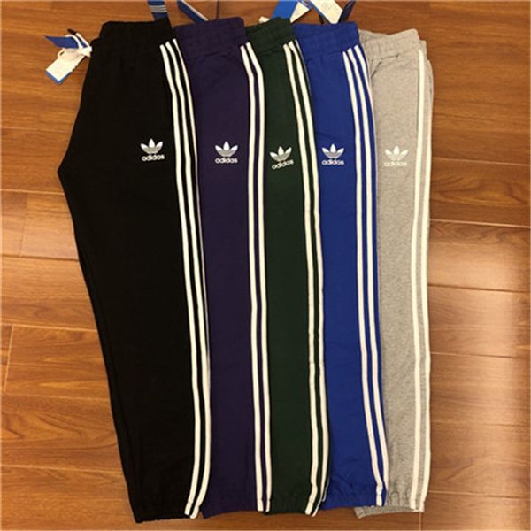 

plus size designer mens sport pants luxury jogger pants new brand drawstring pants side stripe designer joggers b100361k, Black