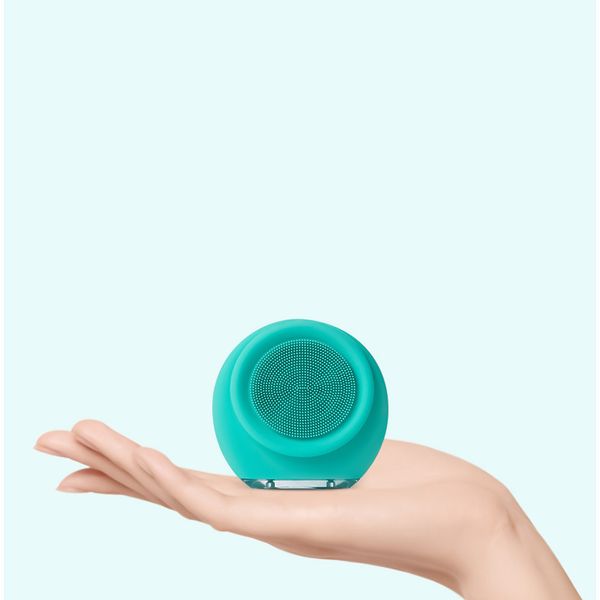 

electric facial cleansing brush vibration recharging silicone face scrubber washing safer and cleaner can be used in the shower