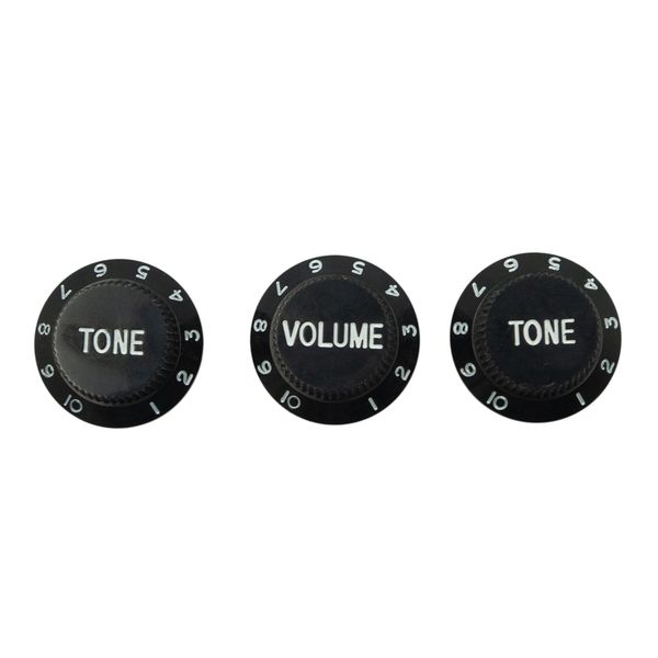 

guitar volume tone control knob switch tip knob cap, 2 colors for choose