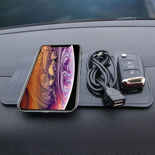 

foldable non-slip car phone holder pad car dashboard anti slip magic sticky pad strongly sticky non-slip gripping surface