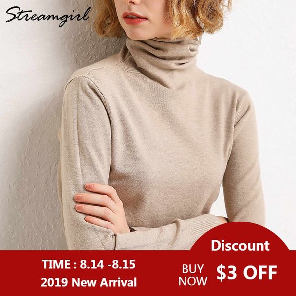 

yellow sweater turtleneck women warm jumpers ladies pullover women 2019 autumn winter sweaters cashmere black turtleneck sweater, White;black