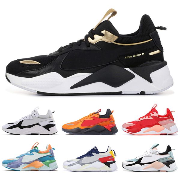 

rs-x reinvention 2019 скидка повседневная обувь высокого качества черный белый мужчины женщины бег тренажёры спорт кроссовки размер 36-45 на