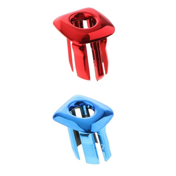

2pcs окно двери pin запирание ручка кнопка крышка уравновешивание для bmw f18 (синий + красный