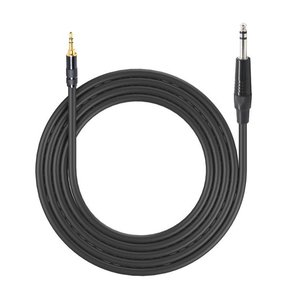 

3.5mm to 6.35mm jack stereo headphone audio extension cable