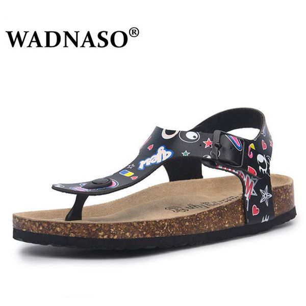 

2019 new summer beach cork slippers sandals casual double buckle clogs sandalias men slip on flip flop shoe drop shipping black