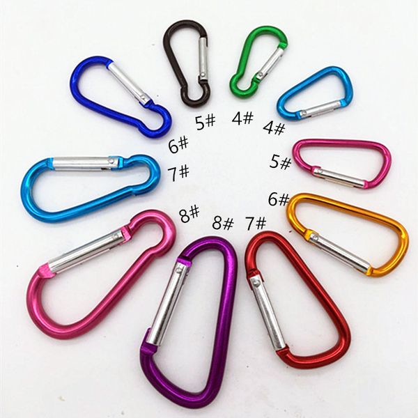 Aluminum Alloy Karabiner Schlüsselanhänger Wasserflasche Schnalle Haken Aluminum Alloy Karabiner Schlüsselanhänger Wasserflasche Schnalle Haken
