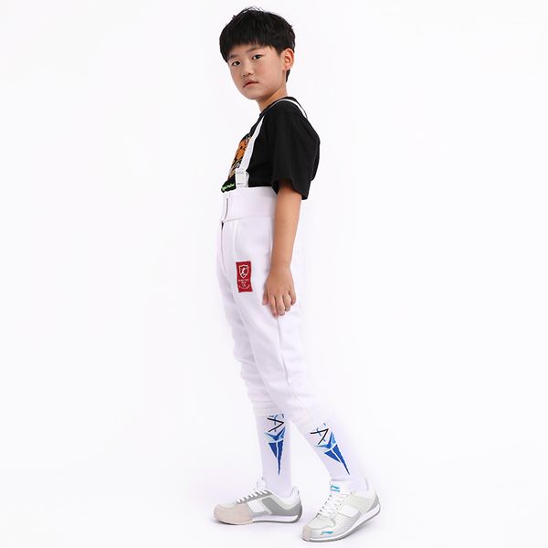 

gym clothing fencing pants equipment suit thickened anti-stab ce certification can participate in 350n, White;black