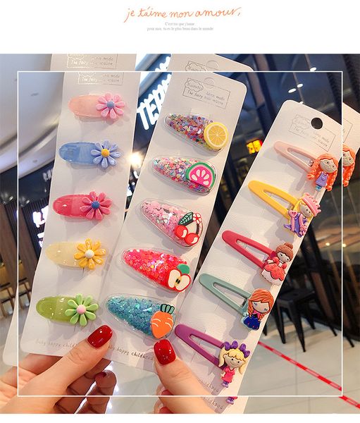 

diy simple multi felt cartoon toddler hair clips hair style kid easy with hairclip hair styling tools accessories sweet07 dfneq, Black;brown