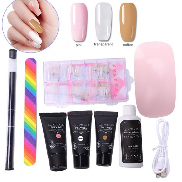 

for nails nail art tools set nail dryer file extension glue builder gel manicure extension tool lamps