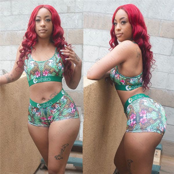 

women summer brand swimsuit design print outfits tankini suit bar+shorts 2 pieces tankinis sets fashion ladies bikini swimwear d51902, White