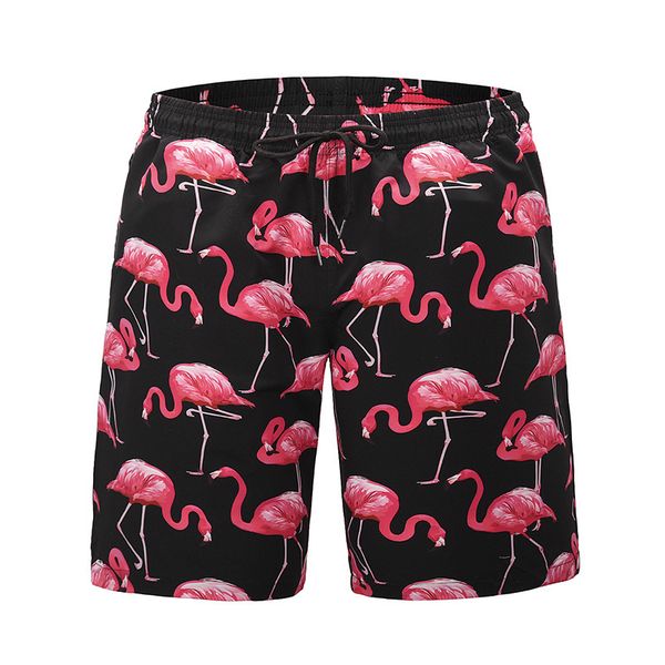 

flamingo print swimming shorts for men swimwear beach shorts quick dry swimsuit surf boardshorts male swim trunks running shorts