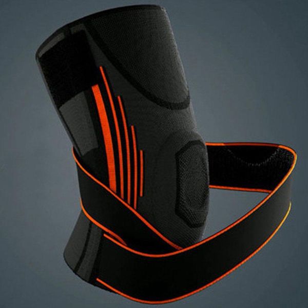 

knee support pad brace breathable protective clothing sports accessory black