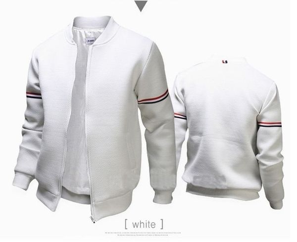 

autumm mens solid color fashion jackets stand collar long sleeve business style homme clothing casual apparel, Black;brown