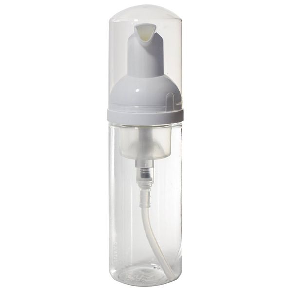 

6шт / серия 50ml pet пустой ясно путешествия контейнер, пластиковые бутылки пены насос для косметической упаковки