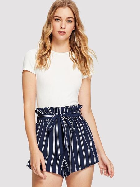 

women's designer short pants ruffle leafed lace shorts casual pants shorts 2019 new arrivel clothing, White;black