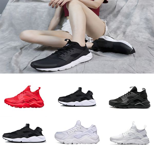 

2019 new men women shoes hurache running shoes for men sole triple white black huraches sports huaraches sneakers harache mens designer shoe