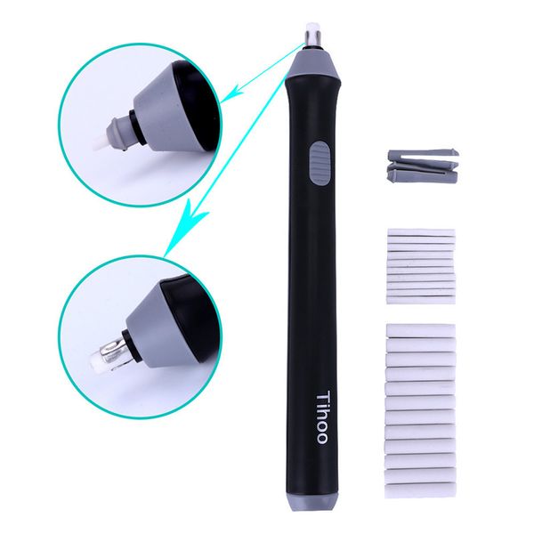 Acheter 2018 Kawaii Gomme électrique Avec Recharge Mignon Crayon électronique En Caoutchouc Pour Enfants Peinture Dessin Papeterie Fournitures