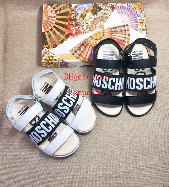 

Kids sneakers Sandals cute cartoon letter print fashion toddler shoes Boy Girl rubber summer sole Non-slip beach Slide Sandal Ni-k17