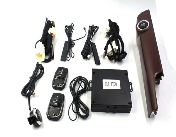 

car auto ignition switch 12v engine push button start remote kit keyless entry app engine starterfor highlander(gasoline